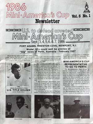 Mini America's Cup 1986